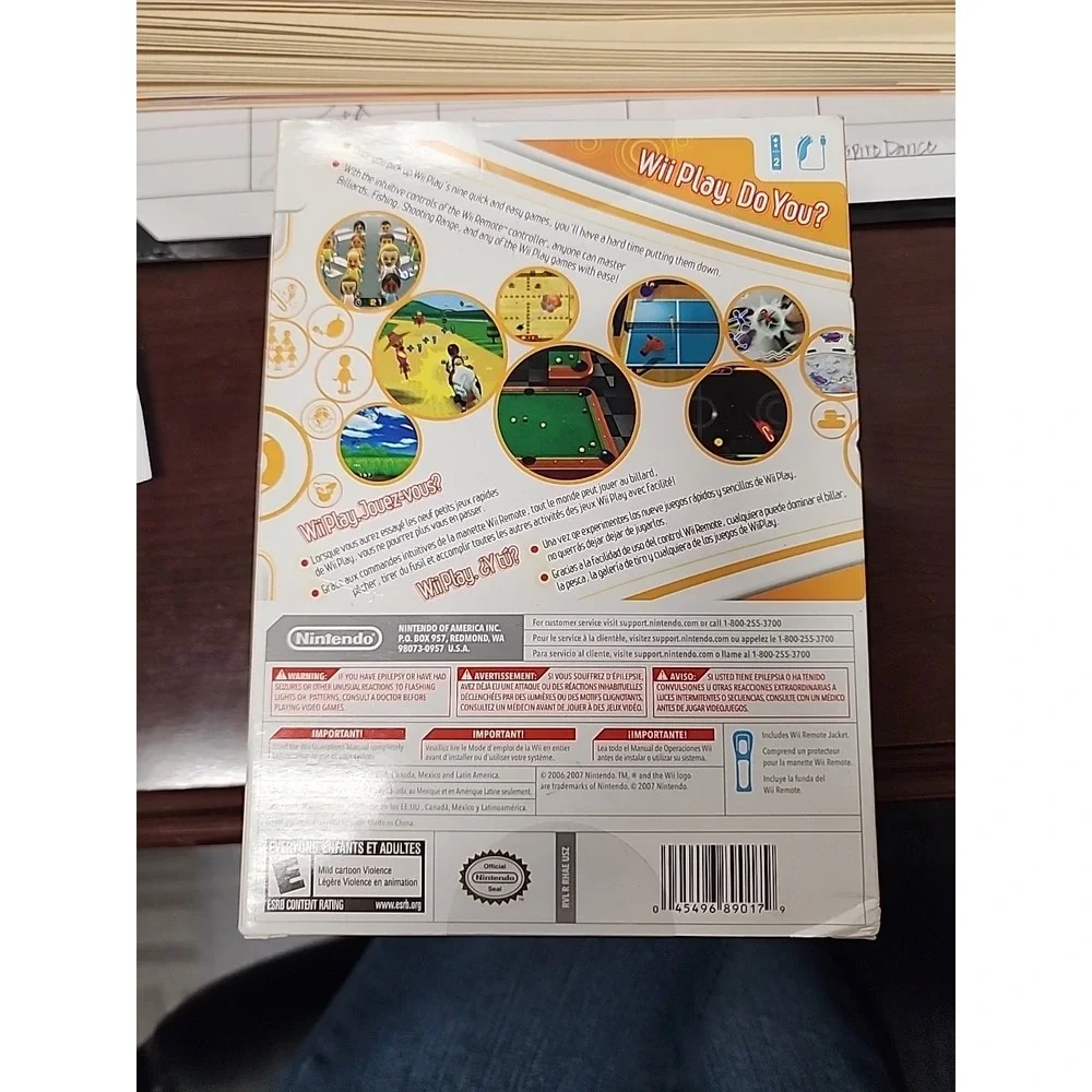 Wii Play With Remote for Nintendo Wii New‎ Factory Sealed Mint